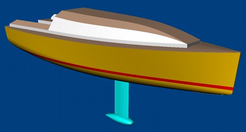 Didi 28 radius chine plywood boat plans